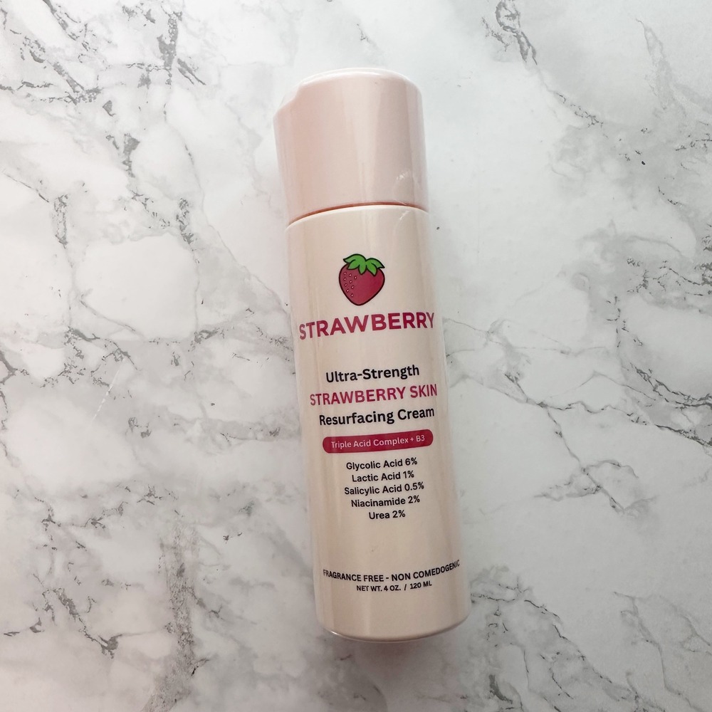 Strawberry Ultra-Strength Strawberry Skin Resurfacing Cream 4 oz NEW
